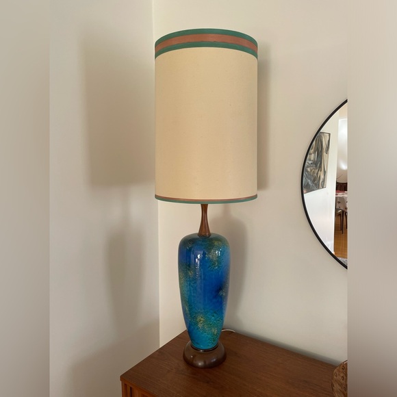 MCM Royal Haeger Etruscan glaze table lamp - Picture 7 of 10